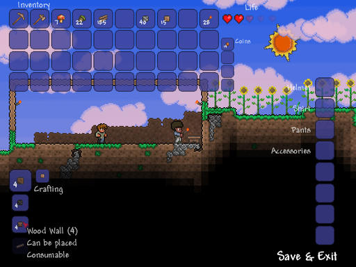 Terraria - Как пережить первую ночь в компании зомби